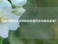 现在在哪可以买球如何在现代社会购买足球？