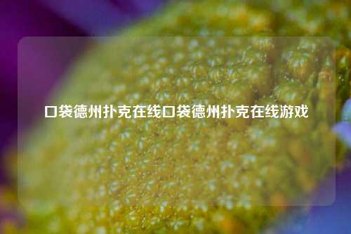 口袋德州扑克在线口袋德州扑克在线游戏