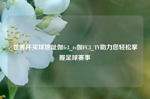 世界杯买球地址伽fc3_tv伽FC3_TV助力您轻松掌握足球赛事