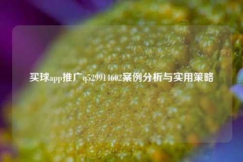 买球app推广q529914602案例分析与实用策略